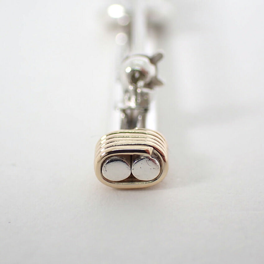 【中古】TIFFANY/ティファニー 925/K14 ツイスト ブローチ/j306-3