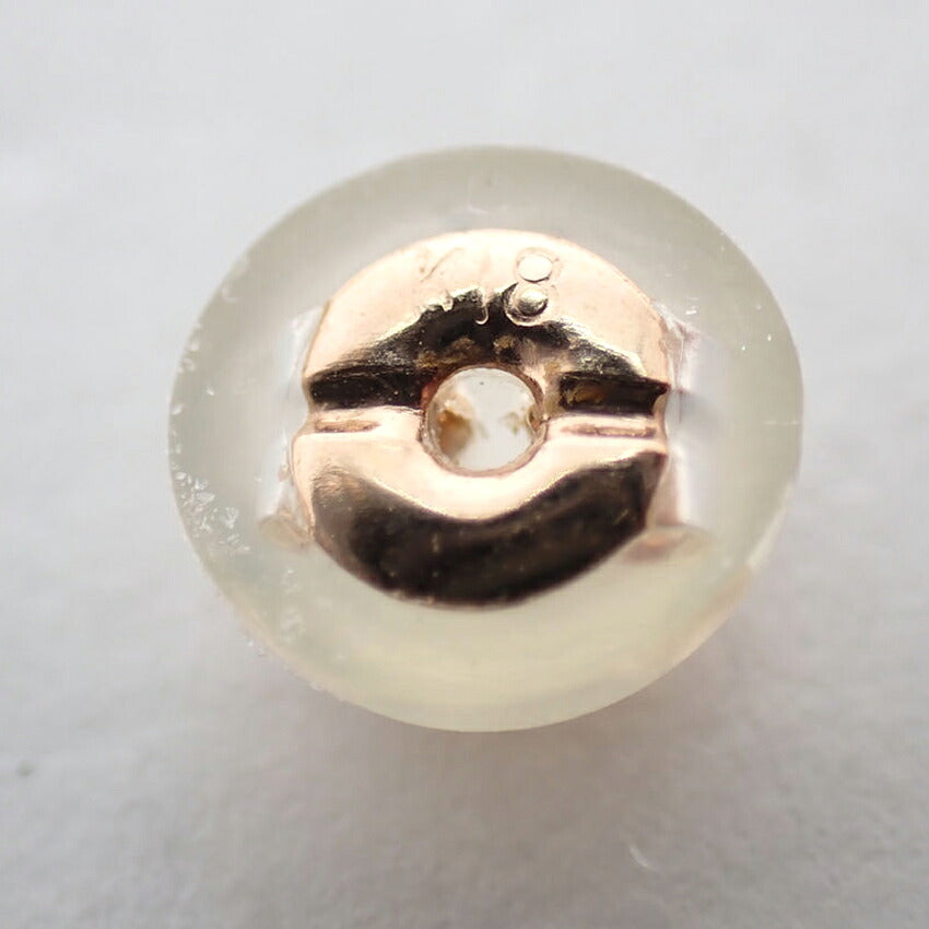 【中古】K18 ダイヤモンド クロス ピアス 片方 /j306-4