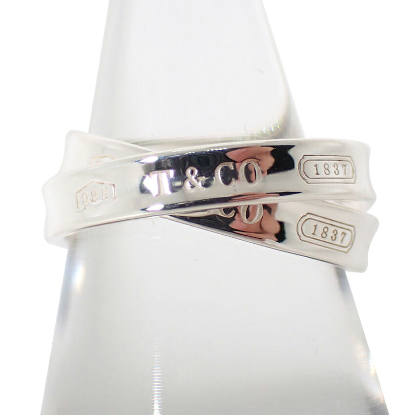 【中古】TIFFANY/ティファニー 925 1837 インターロッキングサークル リング/12号/j307-2
