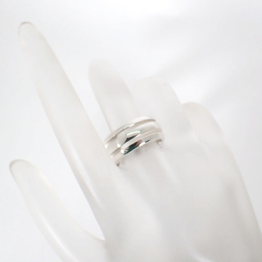 【中古】TIFFANY/ティファニー 925 ダブルライン リング /14号/j307-4