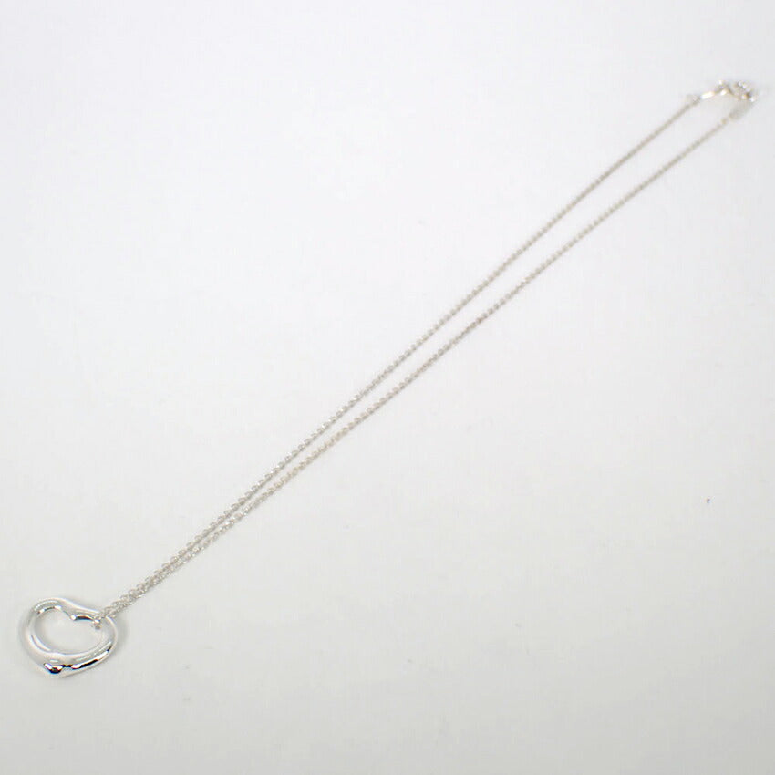 【中古】TIFFANY/ティファニー 925 オープンハート ペンダント/ネックレス/j307-9