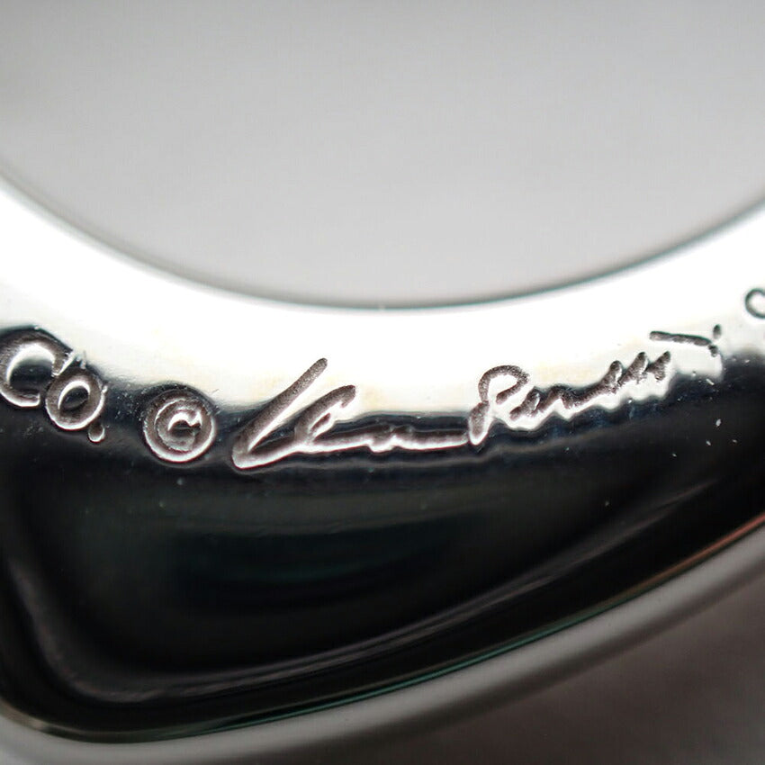 【中古】TIFFANY/ティファニー 925 オープンハート ペンダント/ネックレス/j307-9