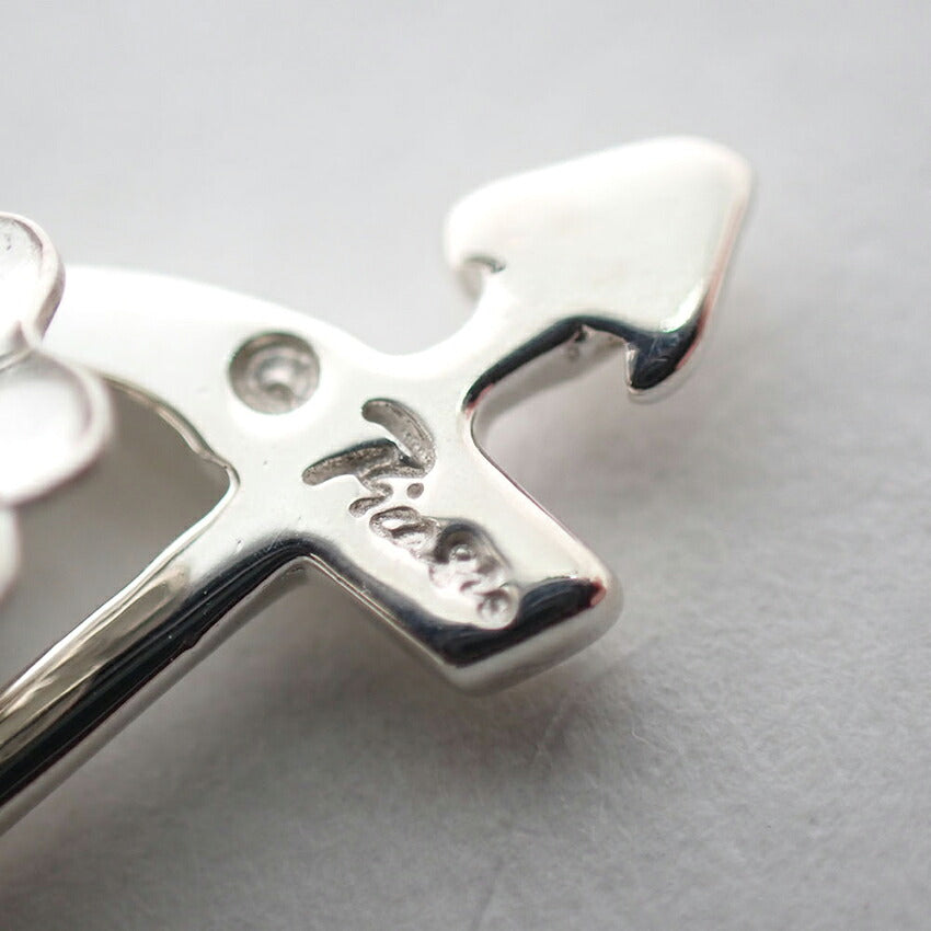 【中古】TIFFANY/ティファニー 925 ラビングハート＆アロー キス ピアス/j308-10