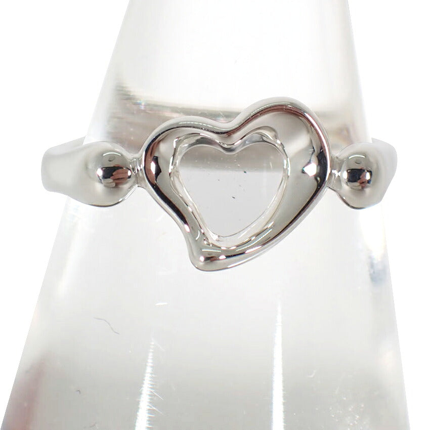 【中古】TIFFANY/ティファニー 925 オープンハート リング/10号/j309-8