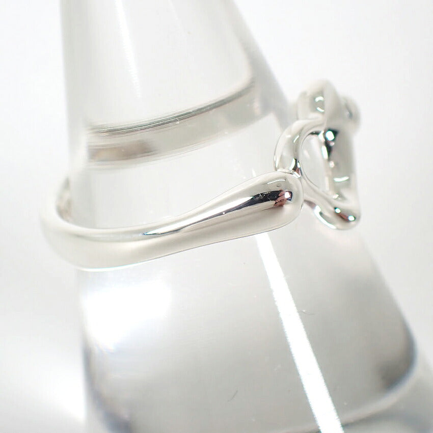 【中古】TIFFANY/ティファニー 925 オープンハート リング/10号/j309-8