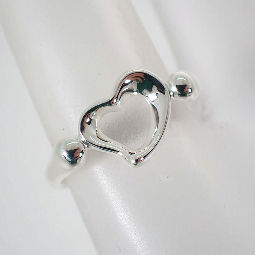 【中古】TIFFANY/ティファニー 925 オープンハート リング/10号/j309-8