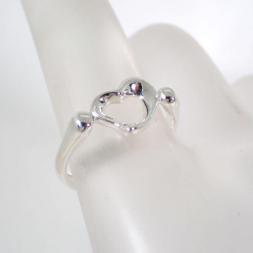【中古】TIFFANY/ティファニー 925 オープンハート リング/10号/j309-8