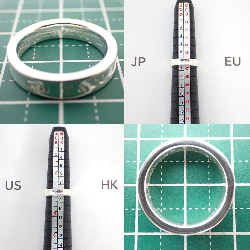 【中古】TIFFANY/ティファニー 925 1837 ナローリング /6.5号/j31-63