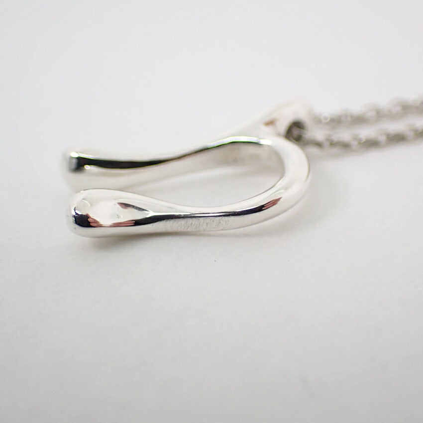 【中古】TIFFANY/ティファニー 925 イニシャルn ペンダント/j31-67