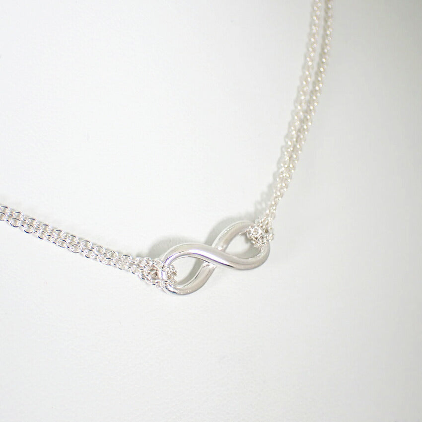 【中古】TIFFANY/ティファニー 925 インフィニティ ペンダント/ネックレス/j31-69