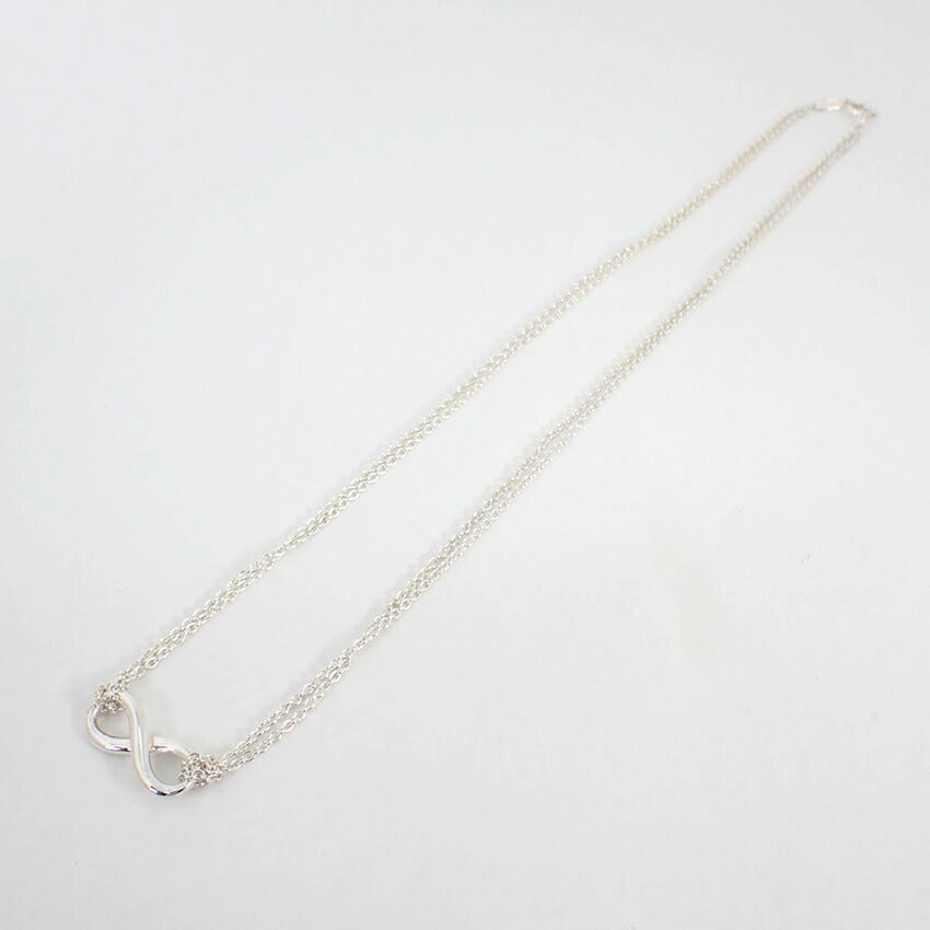 【中古】TIFFANY/ティファニー 925 インフィニティ ペンダント/ネックレス/j31-69