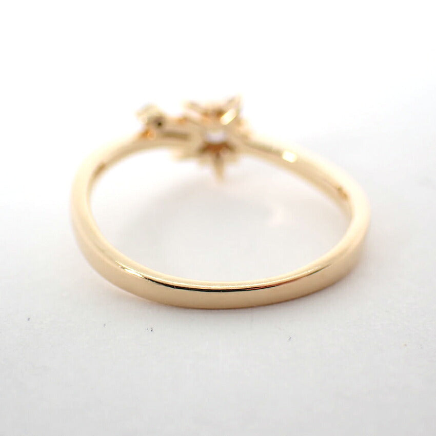 【中古】Star Jewelry/スタージュエリー K18 ダイヤモンド リング /7号/j310-1