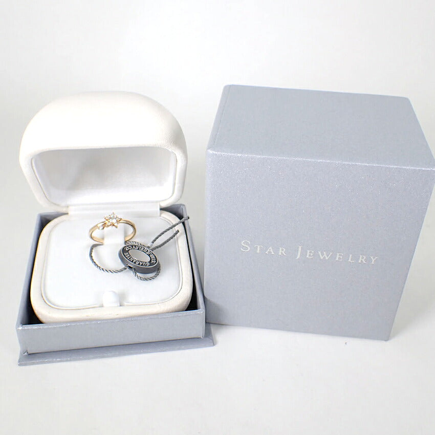 【中古】Star Jewelry/スタージュエリー K18 ダイヤモンド リング /7号/j310-1