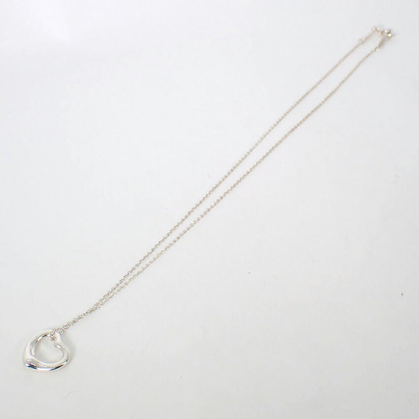 【中古】TIFFANY/ティファニー 925 オープンハート ペンダント/ネックレス/j310-2