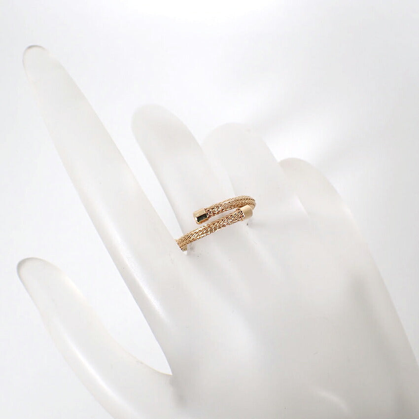 【中古】VENDOME/ヴァンドーム Kengo Kuma + MA YU K10 リング /14号/j310-4