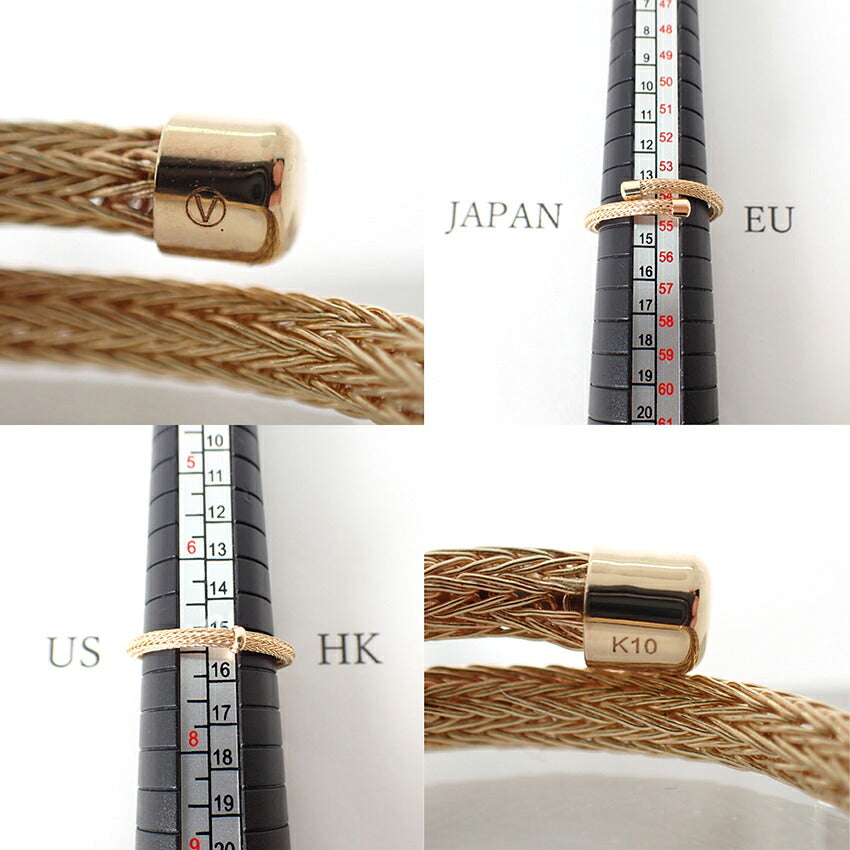 【中古】VENDOME/ヴァンドーム Kengo Kuma + MA YU K10 リング /14号/j310-4