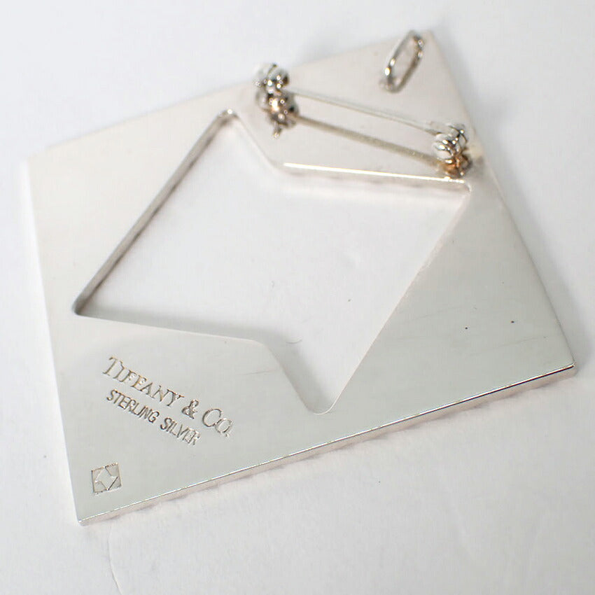 【中古】TIFFANY/ティファニー 925 スクエア ブローチ/j310-5