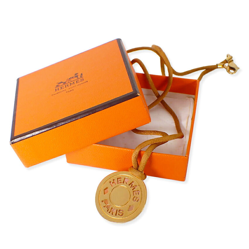 【中古】HERMES/エルメス セリエ ゴールドカラー チョーカー/ネックレス/j310-6