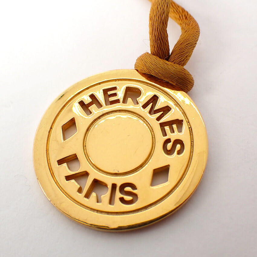 【中古】HERMES/エルメス セリエ ゴールドカラー チョーカー/ネックレス/j310-6