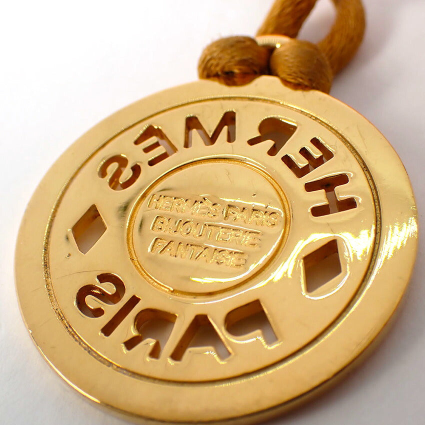 【中古】HERMES/エルメス セリエ ゴールドカラー チョーカー/ネックレス/j310-6