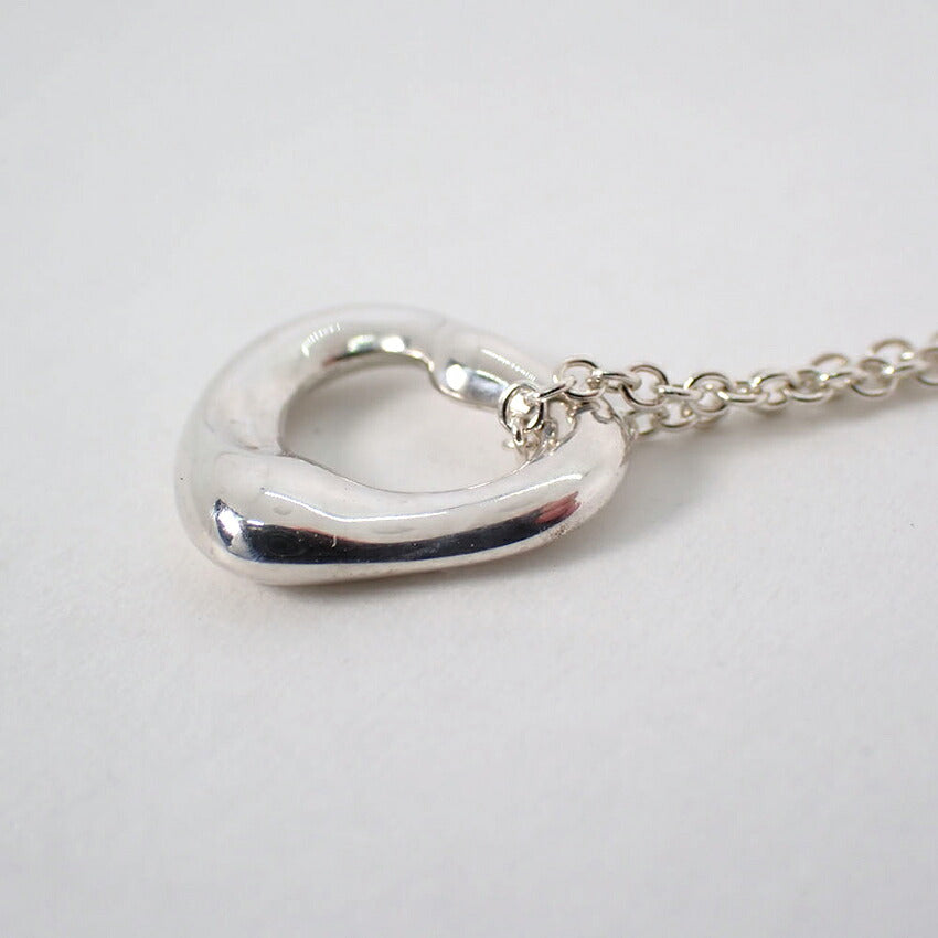 【中古】TIFFANY/ティファニー 925 オープンハート ペンダント/ネックレス/j311-5