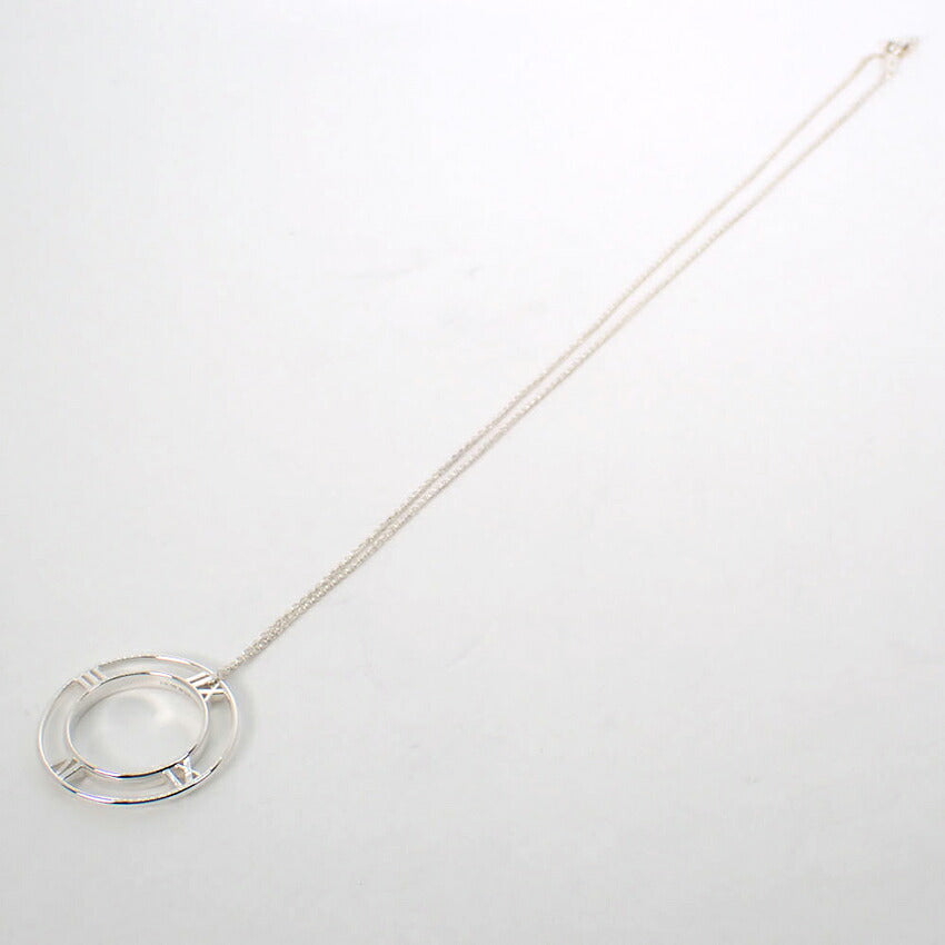 【中古】TIFFANY/ティファニー 925 オープンアトラス ペンダント/ネックレス/j313-10