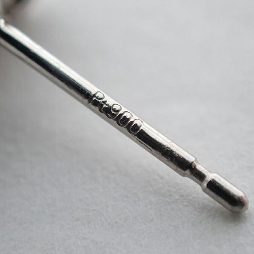 【中古】Pt900 ダイヤモンド ピアス/j313-6