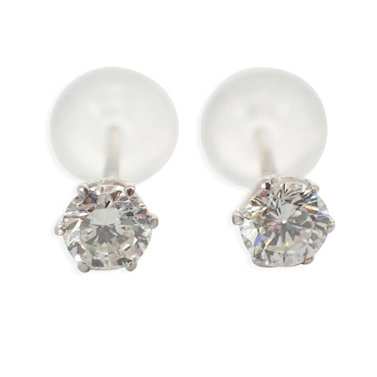 【新品】Pt900 ダイヤモンド ピアス 0.176ct 0.171ct/j313-8