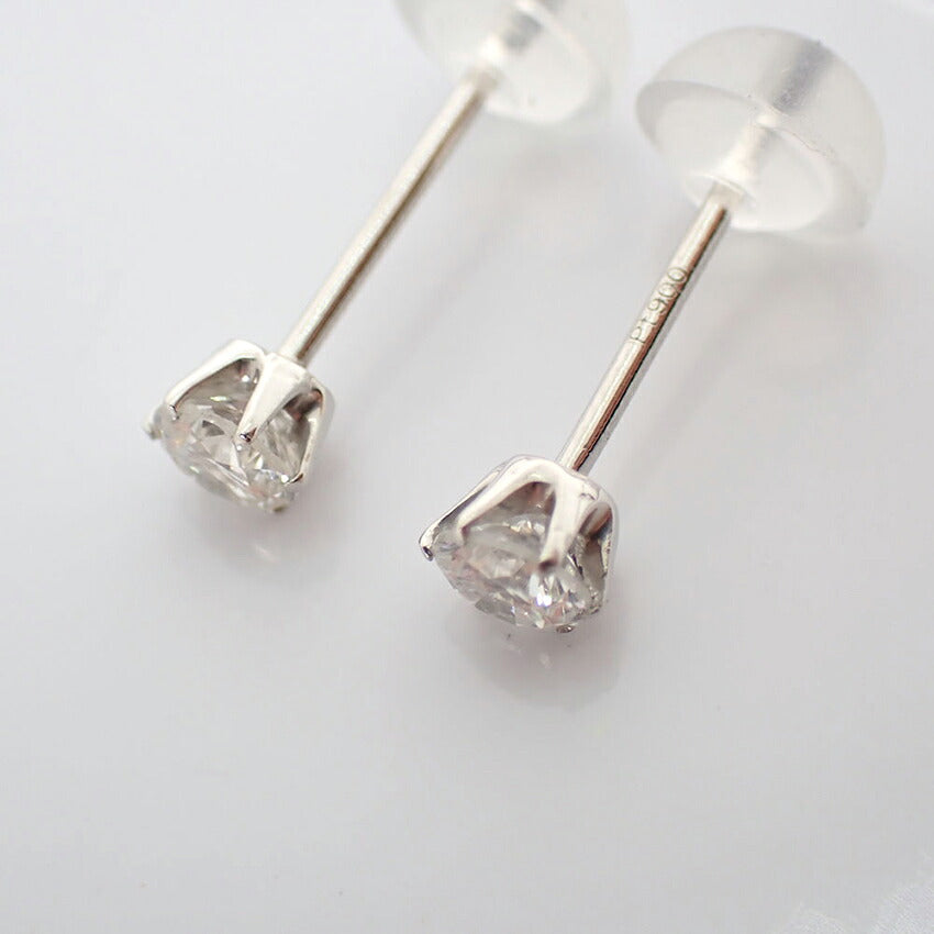【新品】Pt900 ダイヤモンド ピアス 0.176ct 0.171ct/j313-8