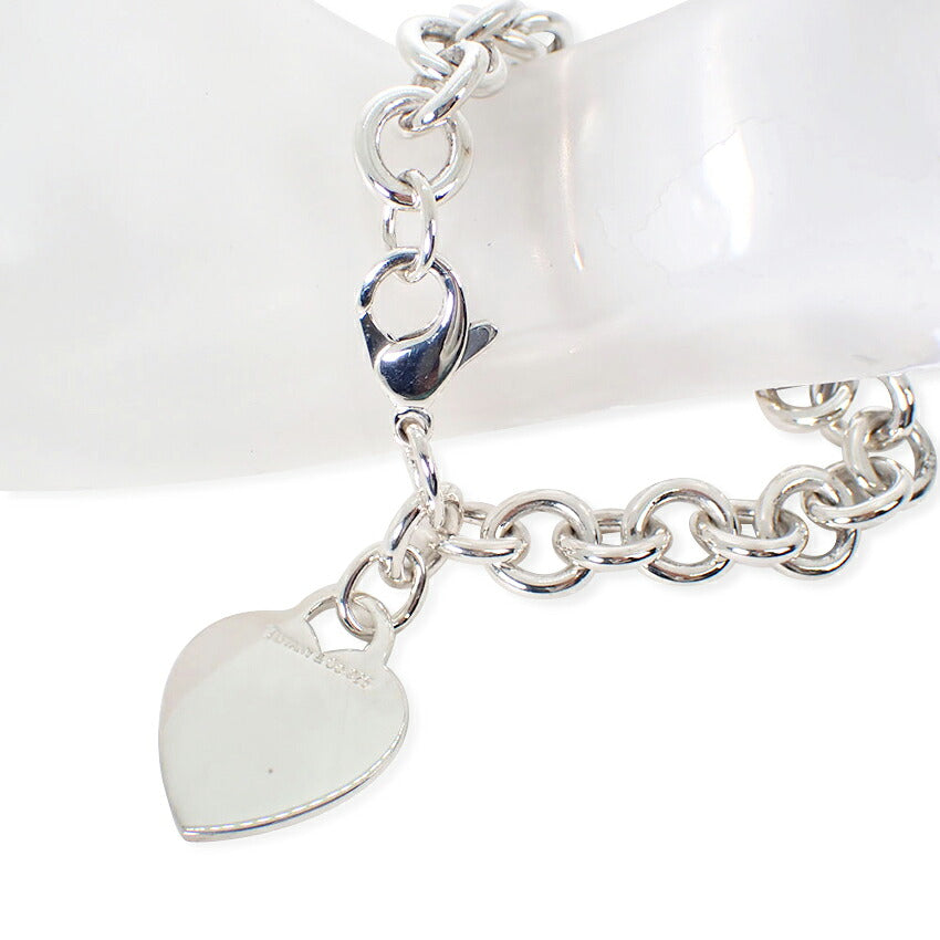 【中古】TIFFANY/ティファニー 925 ハートタグ ブレスレット/j313-9