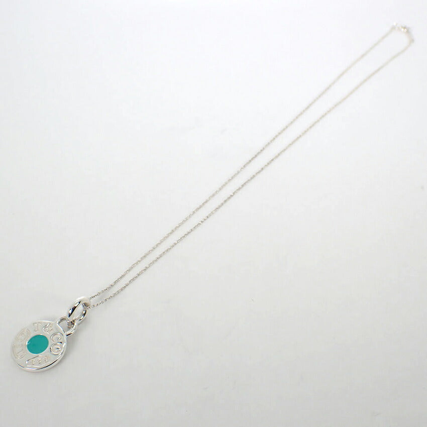 【中古】TIFFANY/ティファニー 925 1837 ブルー ペンダント/ネックレス/j314-3