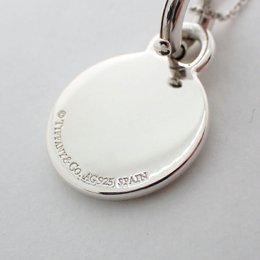 【中古】TIFFANY/ティファニー 925 1837 ブルー ペンダント/ネックレス/j314-3