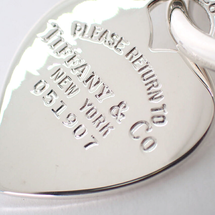 【中古】TIFFANY/ティファニー 925 リターントゥ ハートタグキーリング/j314-9