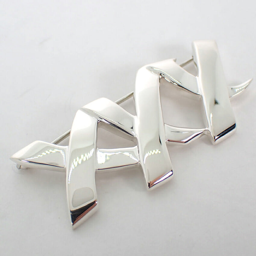 【中古】TIFFANY/ティファニー 925 キス ブローチ/j316-10