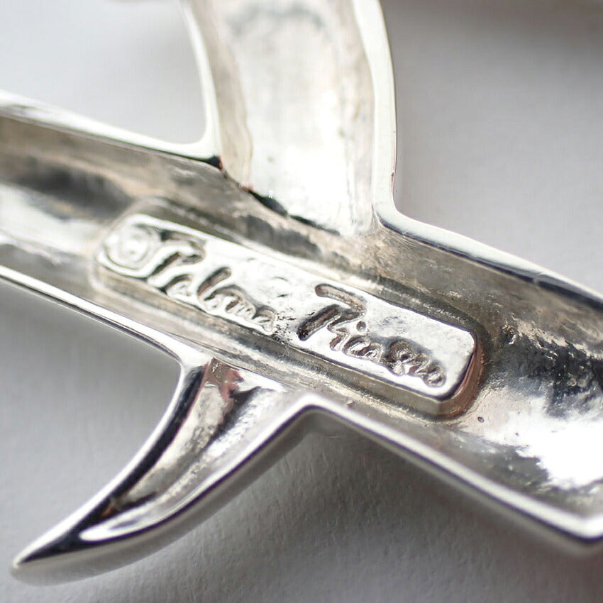 【中古】TIFFANY/ティファニー 925 キス ブローチ/j316-10
