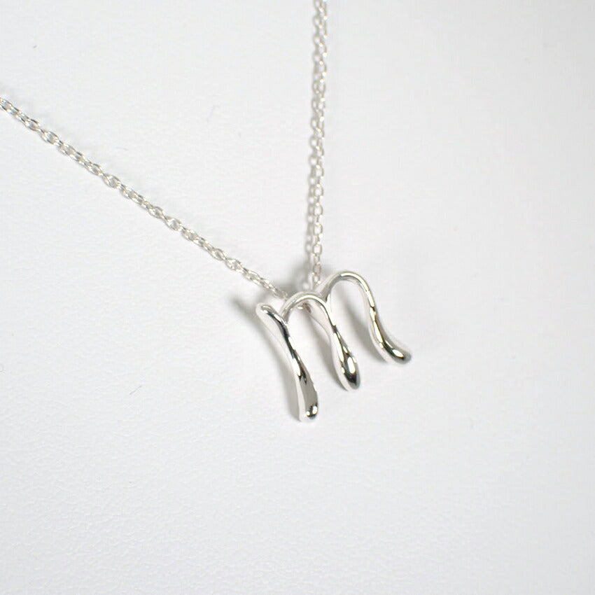 【中古】TIFFANY/ティファニー 925 イニシャル/ｍ ペンダント/ネックレス/j316-11