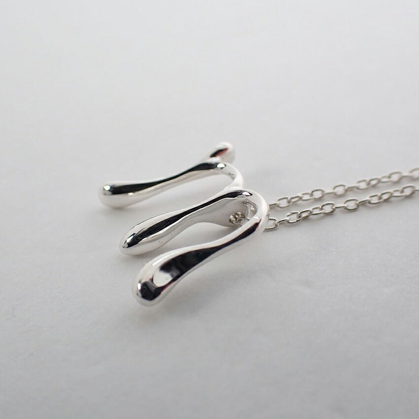 【中古】TIFFANY/ティファニー 925 イニシャル/ｍ ペンダント/ネックレス/j316-11