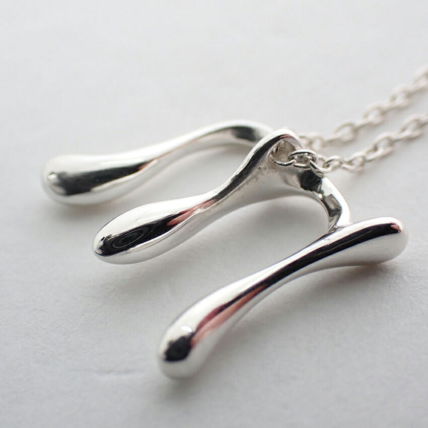 【中古】TIFFANY/ティファニー 925 イニシャル/ｍ ペンダント/ネックレス/j316-11