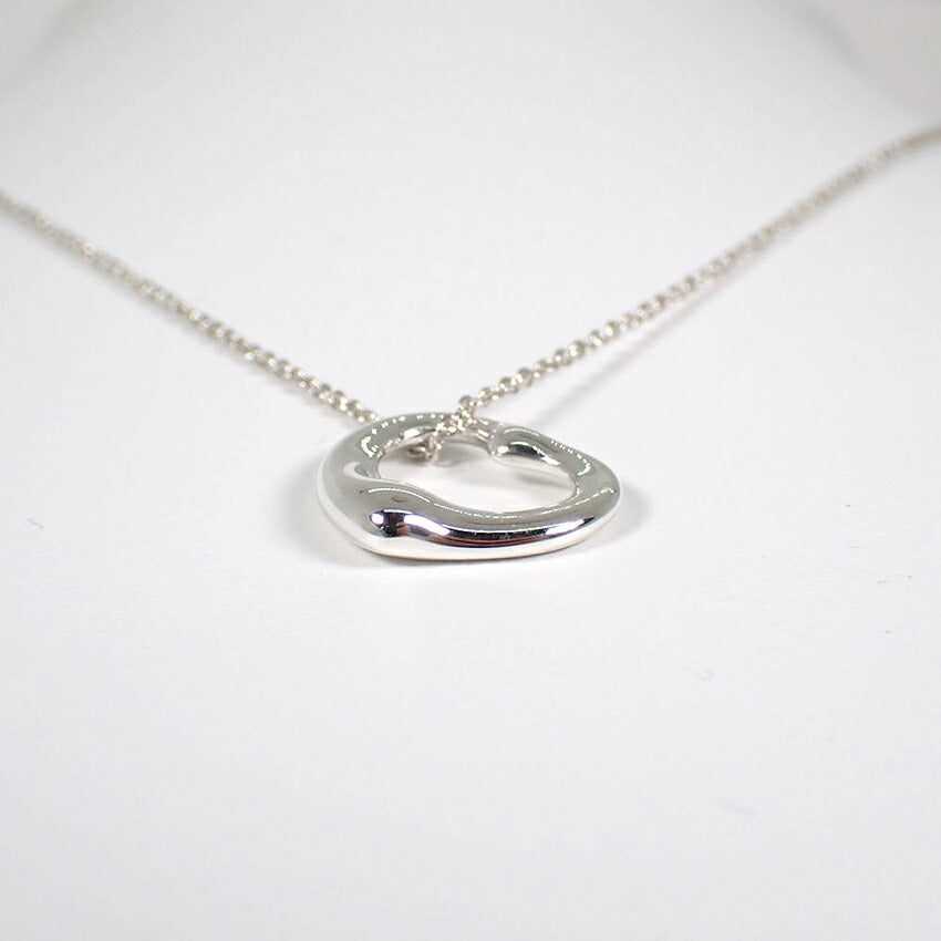 【中古】TIFFANY/ティファニー 925 オープンハート ペンダント/ネックレス/j316-13