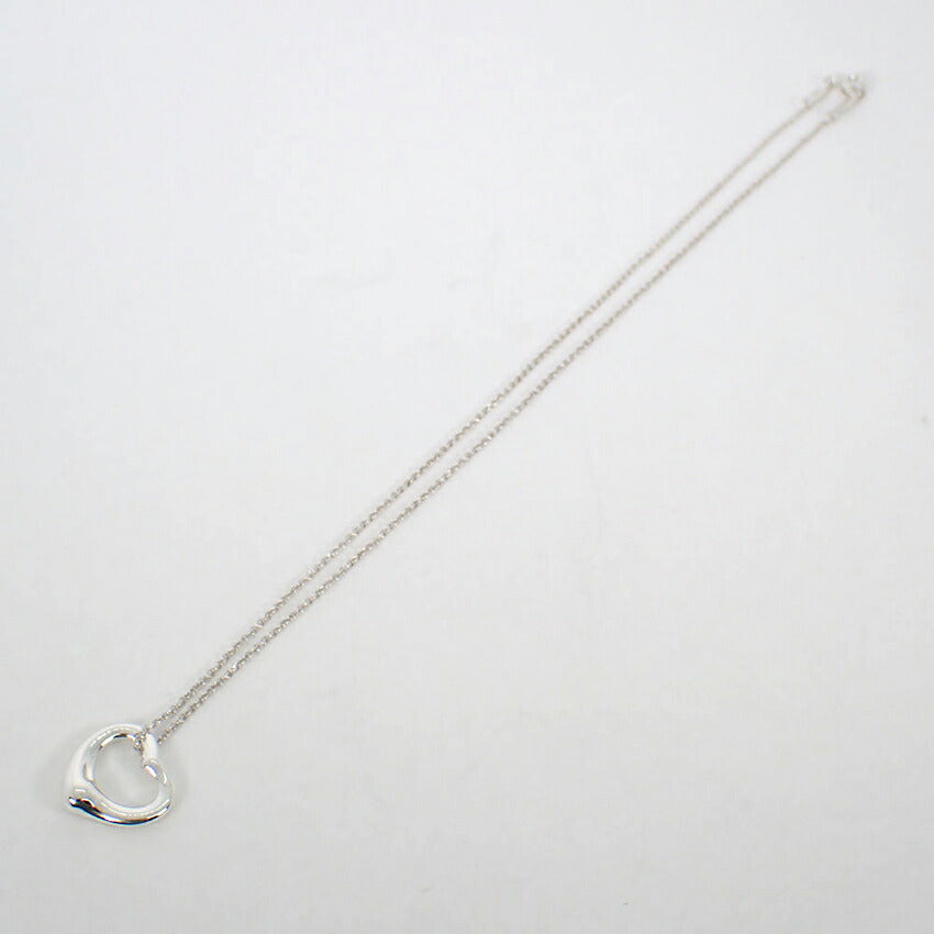 【中古】TIFFANY/ティファニー 925 オープンハート ペンダント/ネックレス/j316-13