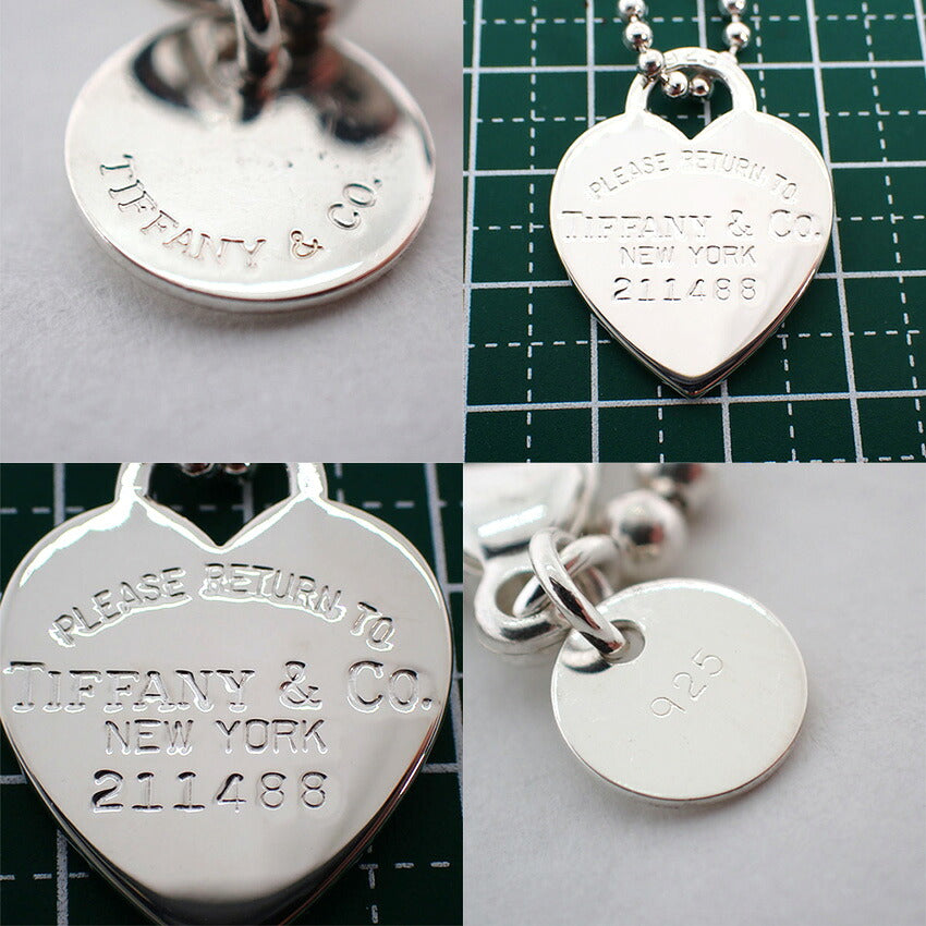 【中古】TIFFANY/ティファニー 925 リターントゥティファニー ハートタグ ロング ペンダント/j316-1