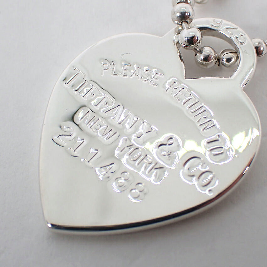 【中古】TIFFANY/ティファニー 925 リターントゥティファニー ハートタグ ロング ペンダント/j316-1
