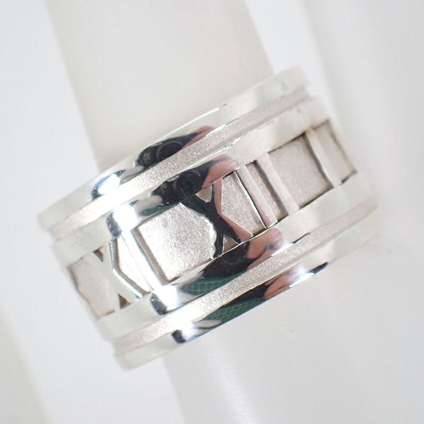 【中古】TIFFANY/ティファニー 925 アトラス ワイドリング/12号/j316-2