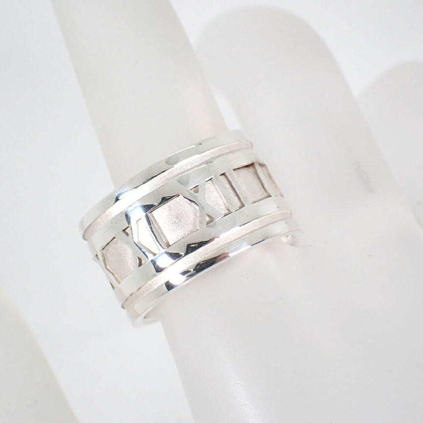 【中古】TIFFANY/ティファニー 925 アトラス ワイドリング/12号/j316-2