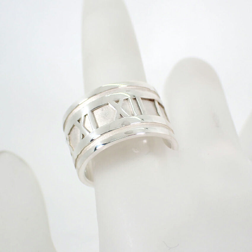 【中古】TIFFANY/ティファニー 925 アトラス ワイドリング/12号/j316-2