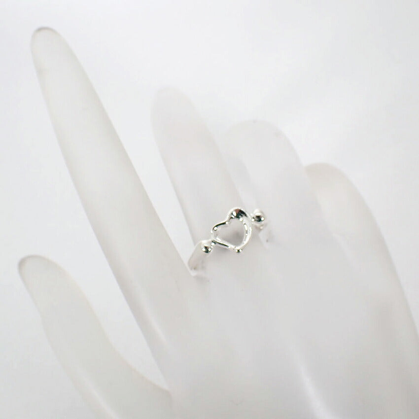 【中古】TIFFANY/ティファニー 925 オープンハートリング/12号/j316-4