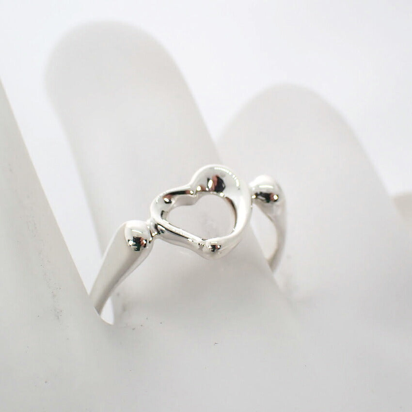 【中古】TIFFANY/ティファニー 925 オープンハートリング/12号/j316-4