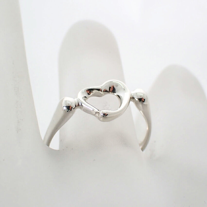 【中古】TIFFANY/ティファニー 925 オープンハートリング/12号/j316-4