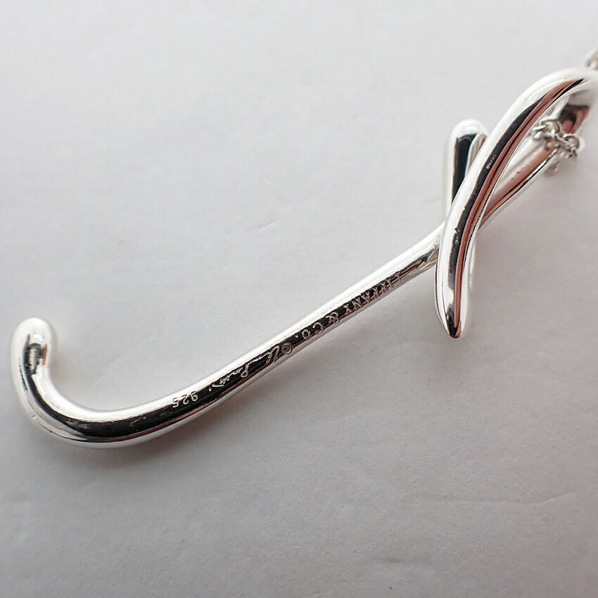 【中古】TIFFANY/ティファニー 925 イニシャル/T ペンダント/ネックレス/j316-5