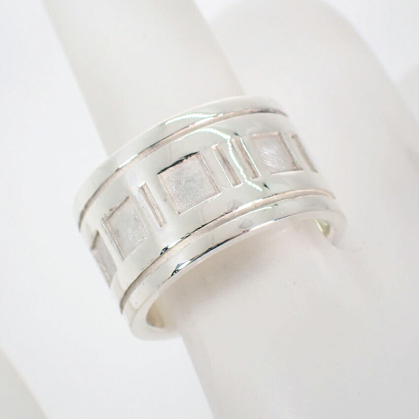 【中古】TIFFANY/ティファニー 925 アトラスワイドリング/13号/j316-6